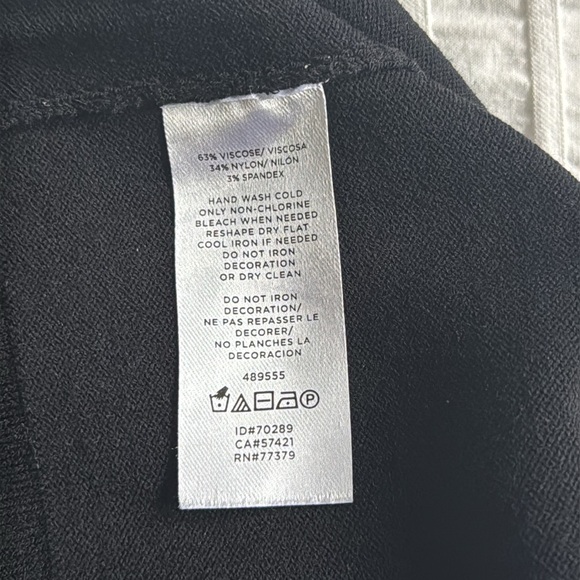 ANN TAYLOR size SMALL black sweater w jewel and pearl collar - Picture 11 of 11